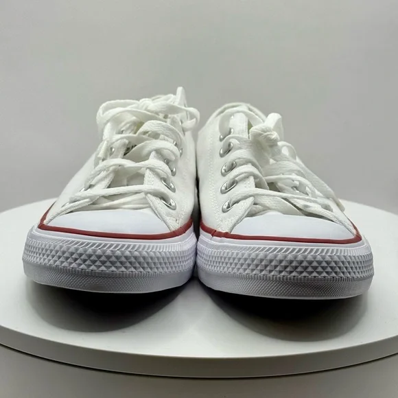 NWB Converse Chuck Taylor All Star Low Top White Canvas Unisex Shoes Size W 9 M7 - Picture 4 of 12